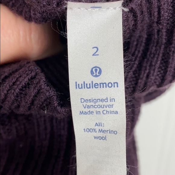 Lululemon Warm & Restore Sweater Black Cherry - Picture 9 of 12